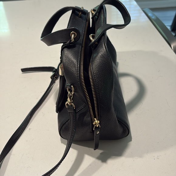 Kate Spade Black Leather Satchel Handbag - Picture 4 of 16